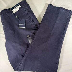 Jos A Bank Slim Fit Navy Chinos Men’s 40x32 Stretch Pants NWT‎